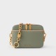 Charles Keith Key Embellished Shoulder Messenger Bag Camera Bag Sage Green